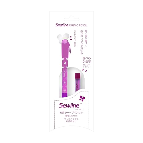 Sewline Fabric Mechanical Pencil Pink, - Image 2