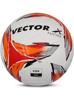 Panther Thermofusion Football | Size 5 | Moulded | Machine Stitched | Professional | Soccer Ball | Match | Training | Practice