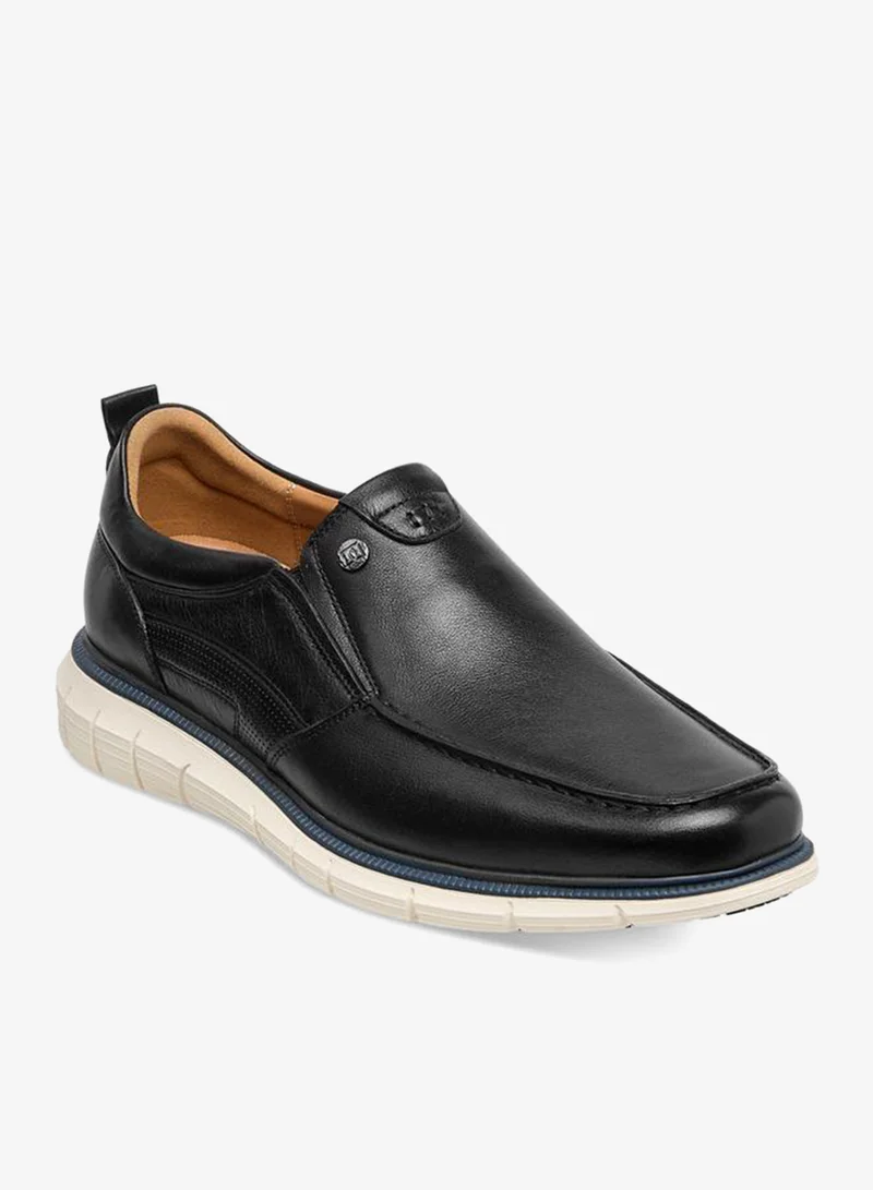 DUCHINI Men Leather Slip-On Loafers