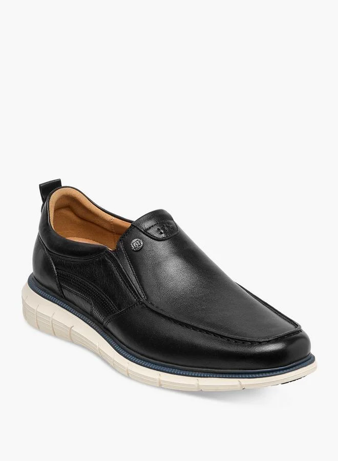 DUCHINI Men Leather Slip-On Loafers