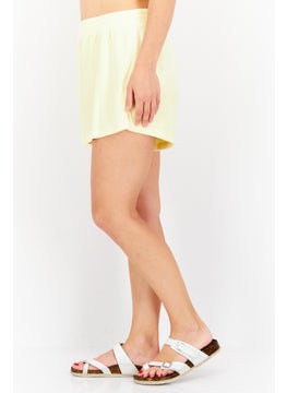 GILLY HICKS Women Terry Textured Basic Short, Yellow  - Image 2