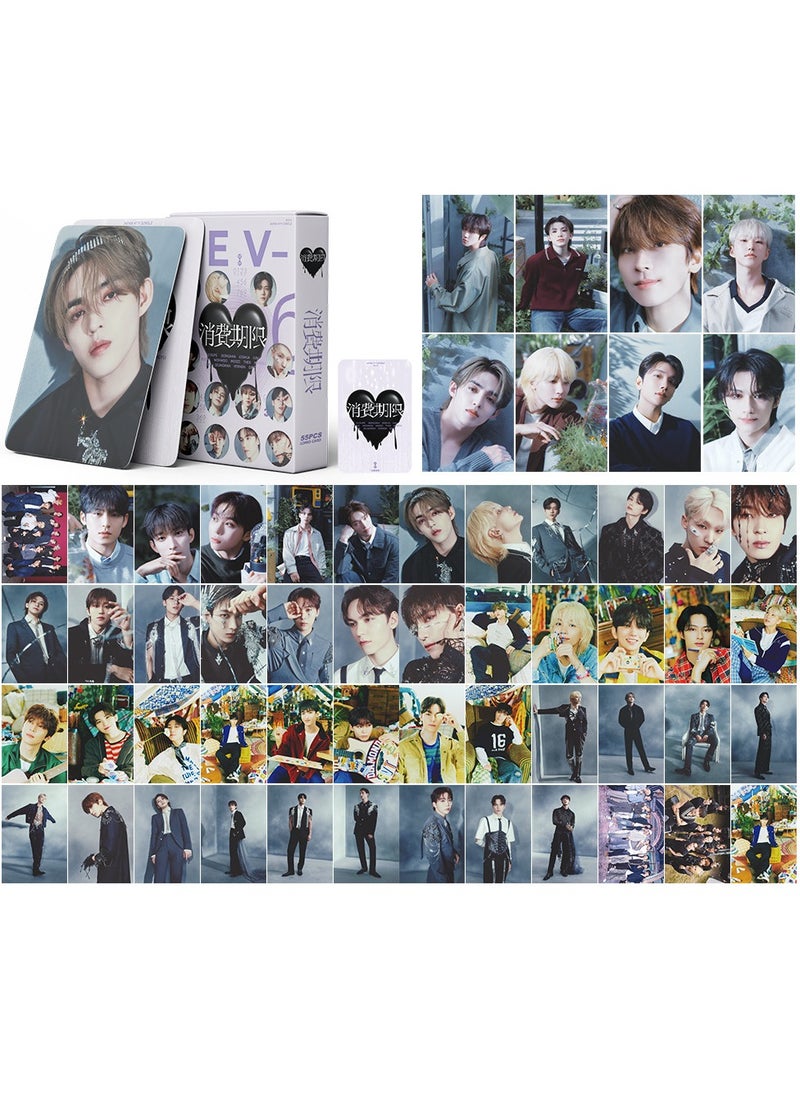 xozgdovg - Integrate small card KPOP Korean Wave photo card 55 boxed DIY collection IVE support 17 small card -4TH - Image 1