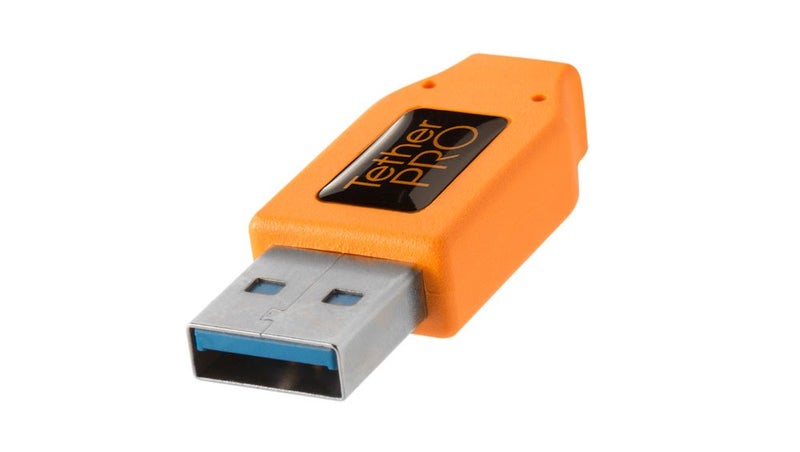 Tether Tools TetherPro USB 3.0 to Micro-B Cable | for Fast Transfer and Connection Between Camera and Computer | High Visibility Orange | 15 Feet (4.6 m) - Image 3