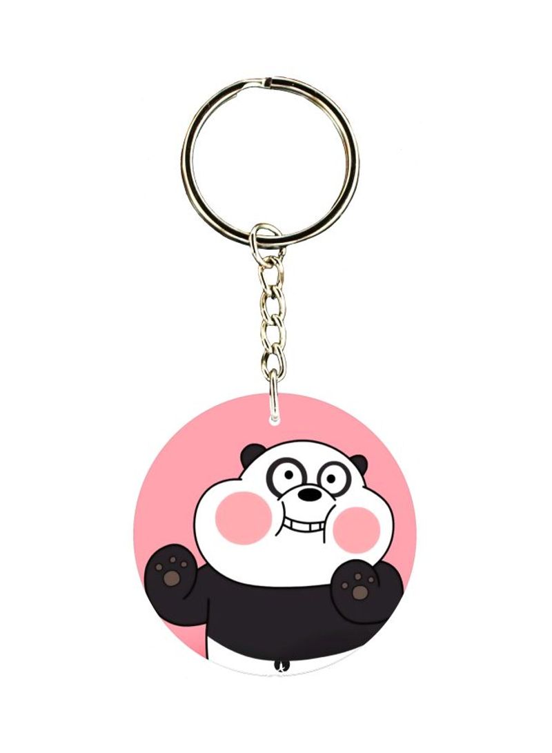 RKN Panda Printed Keychain
