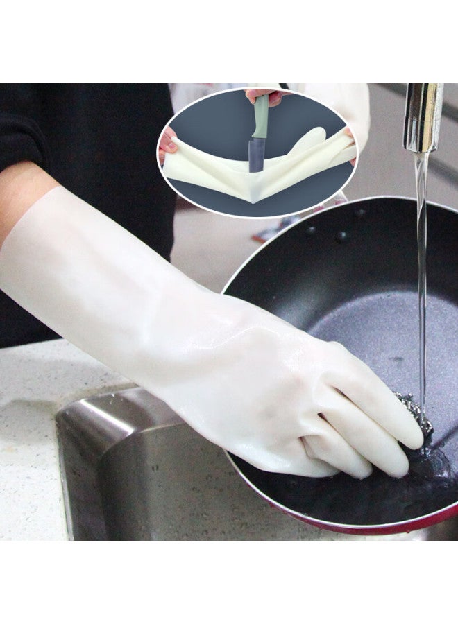 East Household Gloves, Catering Kitchen Protective Nitrile L Size *1 Pair, Odorless Thick Durable Rubber - Image 1