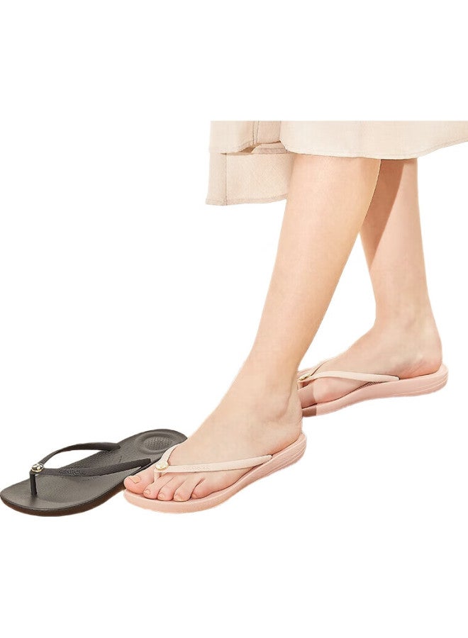 Kenroll Flip-Flops For Men And Women, Fashionable Lightweight Outdoor Indoor Soft-Soled Sandals, Light Pink, Size 39/40 - Image 1