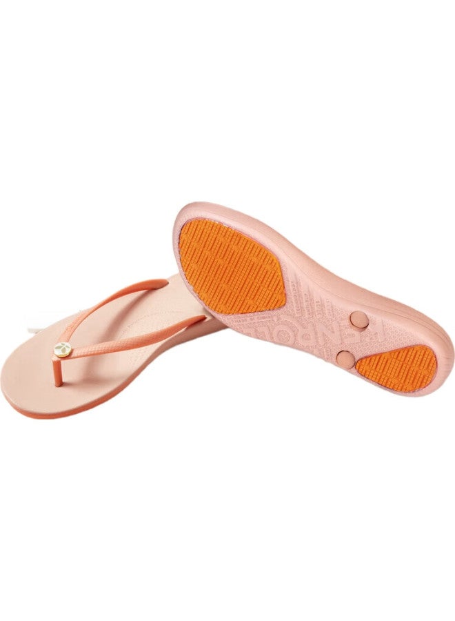 Kenroll Flip-Flops For Men And Women, Fashionable Lightweight Outdoor Indoor Soft-Soled Sandals, Light Pink, Size 39/40 - Image 3