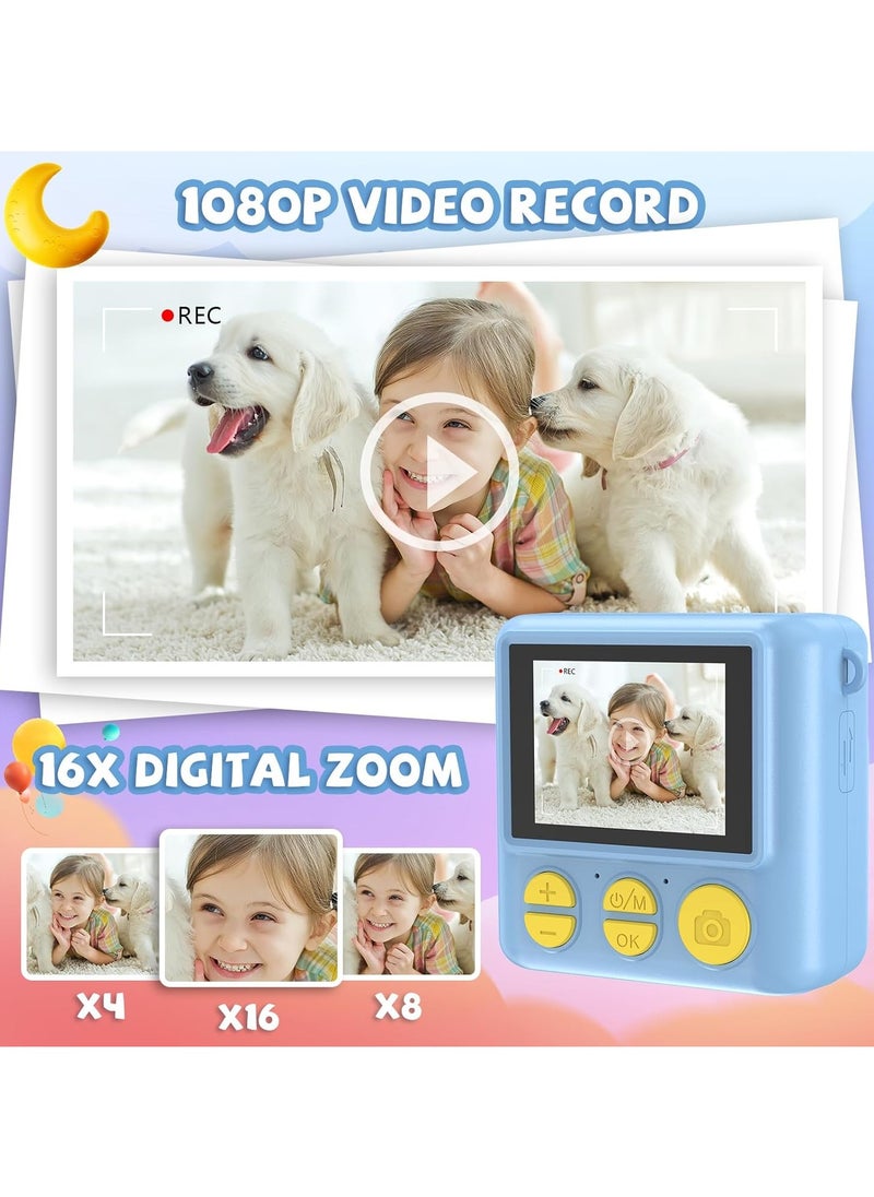 Generic Kids Camera Instant Print - HD Digital Video, 32GB SD Card, Portable Toy for Girls & Boys Age 3-12, Christmas Birthday Gifts  - Image 2