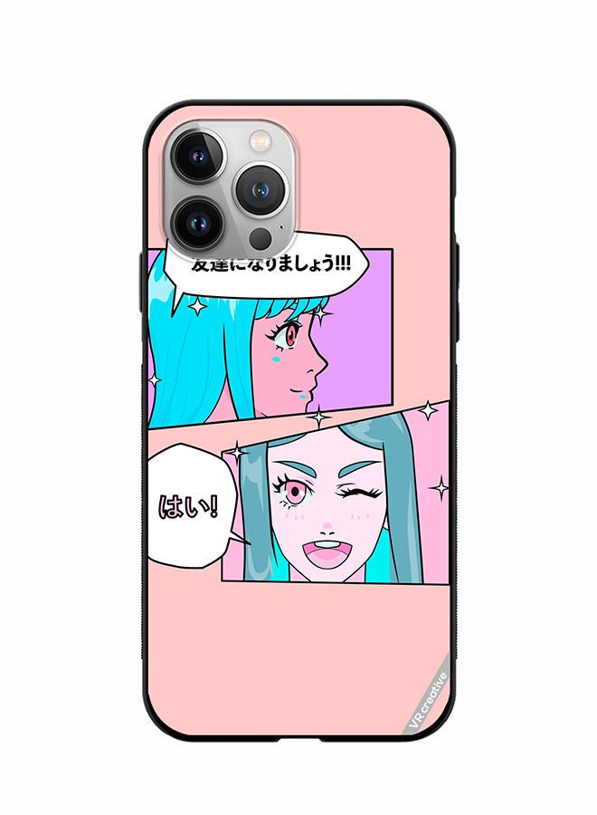 VR CREATIVE Protective Case Cover For Apple iPhone 11 Pro Cute Pastel Collage With Manga Comics Frames With Anime Characters Design Multicolour - Image 1