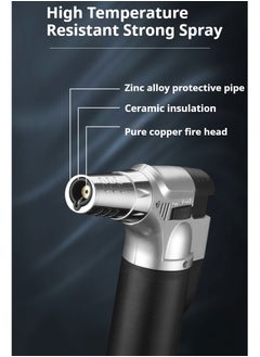 JiFENG Torch Lighters,Jet Flame Lighter Portable Refillable Lighter for Oudoor,Bake, BBQ, Camping  - Image 5