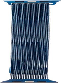 Generic Generic Magnetic milanese loop stainless steel metal band for apple iwatch 42mm/44mm - blue color 