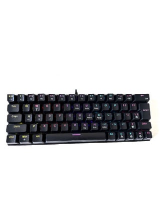 63 Keys Wired Mechanical Gaming Keyboard Rgb Backlit Ultra Compact Mini Keyboard Waterproof Mini Compact 63 Keys Keyboard For PC Mac Gamer Typist Travel Easy Black - pzsku/Z8FD5C09C873191A3D4EFZ/45/1746219285/b6636361-8e1f-45f6-b195-91e257488abe