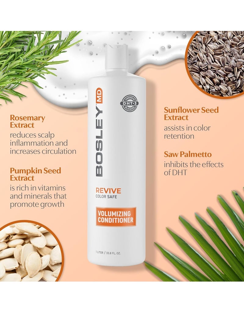 BOSLEYMD - BosleyMD BosRevive Color Safe Nourishing Shampoo & Conditioner & Kit for Noticeably Thinning Hair, (Color Safe) - Image 1