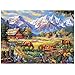 Jeacirio 500 Piece Jigsaw Puzzle for Adults Flowers Mountain Horse Themes Funny Challenging Gift for Family Friends 21 x 15 in - Image 2