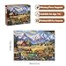 Jeacirio 500 Piece Jigsaw Puzzle for Adults Flowers Mountain Horse Themes Funny Challenging Gift for Family Friends 21 x 15 in - Image 4