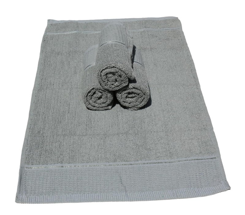 Solance Basic Cotton Hand Towel 450 GSM Ultra Soft and Super Absorbent Set of 4 Olive Green - Image 4