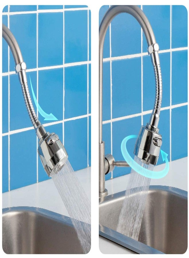 pepplo® Kitchen Faucet Aerator Sink Tap Sprayer Head -360 Degree Rotatable ABS Anti-Splash Faucet Sprayer Head Replacement - Sink Nozzle Attachment with 2 Modes (Faucet Head with Nozzel) - Image 5
