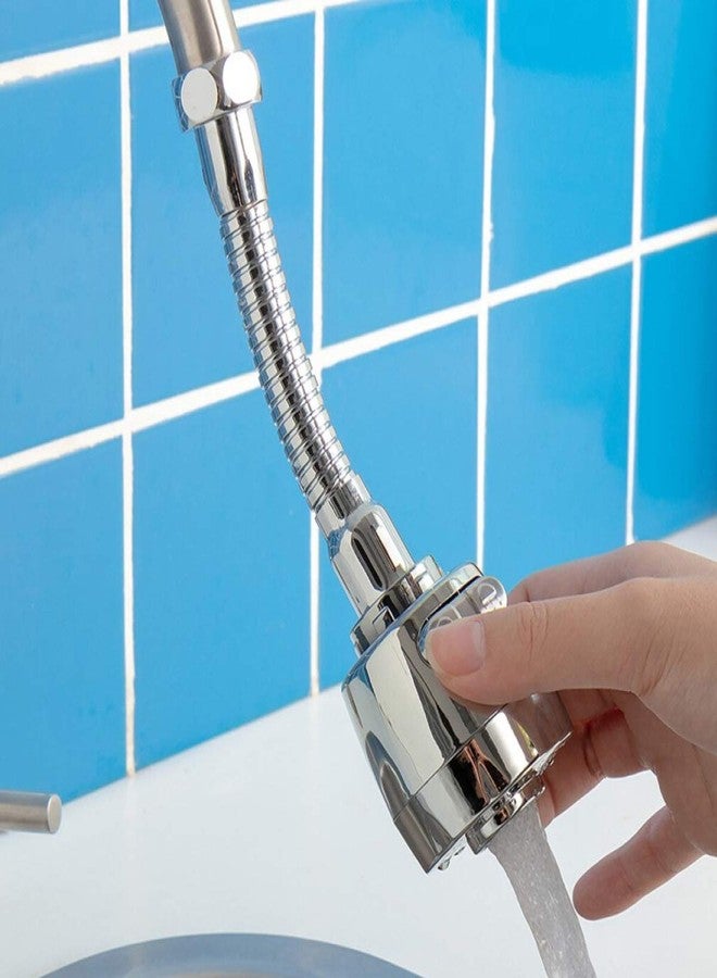 pepplo® Kitchen Faucet Aerator Sink Tap Sprayer Head -360 Degree Rotatable ABS Anti-Splash Faucet Sprayer Head Replacement - Sink Nozzle Attachment with 2 Modes (Faucet Head with Nozzel) - Image 1