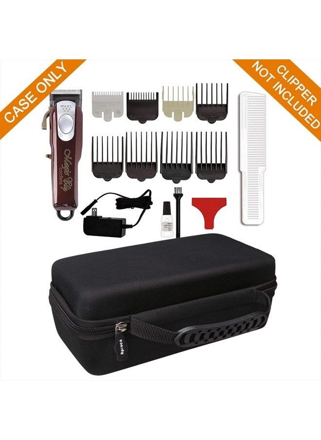 Aproca - Hard Travel Storage Case Bag, for Wahl Professional 5-Star #8148 / #8504 / #8545 / #8509 / #8451 Cord/Cordless Magic Clip (Black) - Image 1