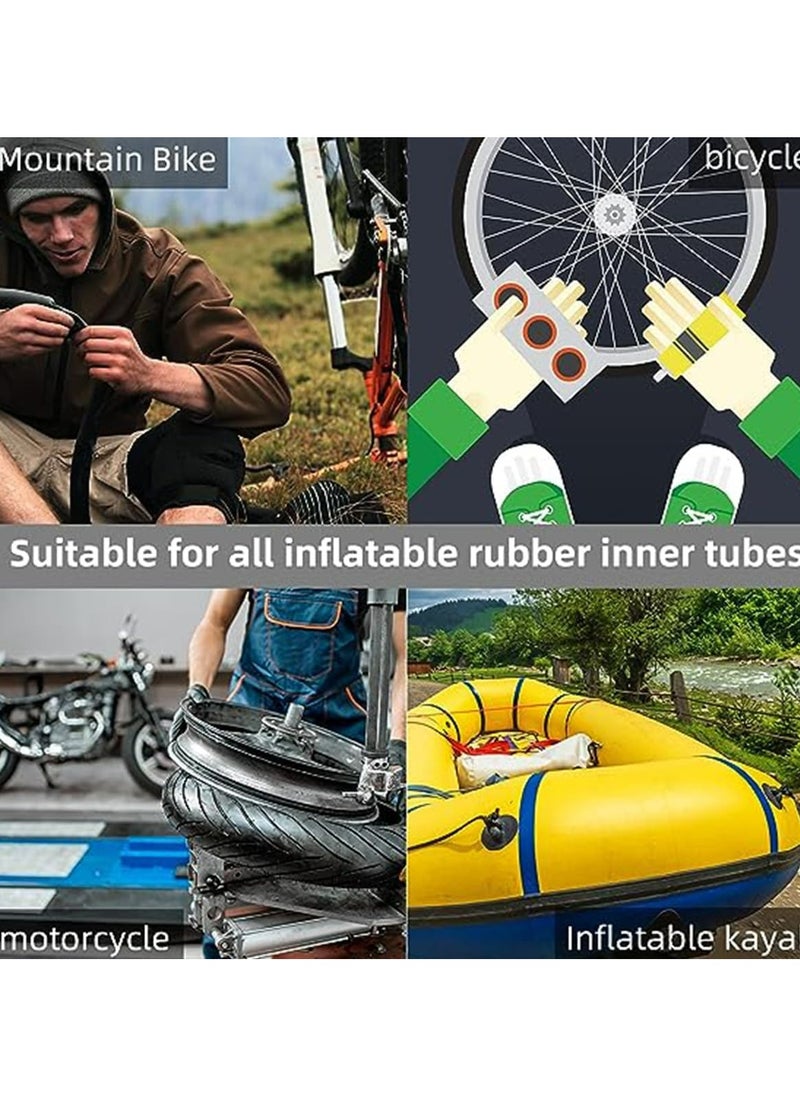 CMGTYYD Bike Tire Repair Kits, Bycicle Inner Tube Puncture Patch Kit with Portable Storage Box, Bicycle Tube Patch Kits for Cycling, Motorcycle, Inflatable Rubber  - Image 5