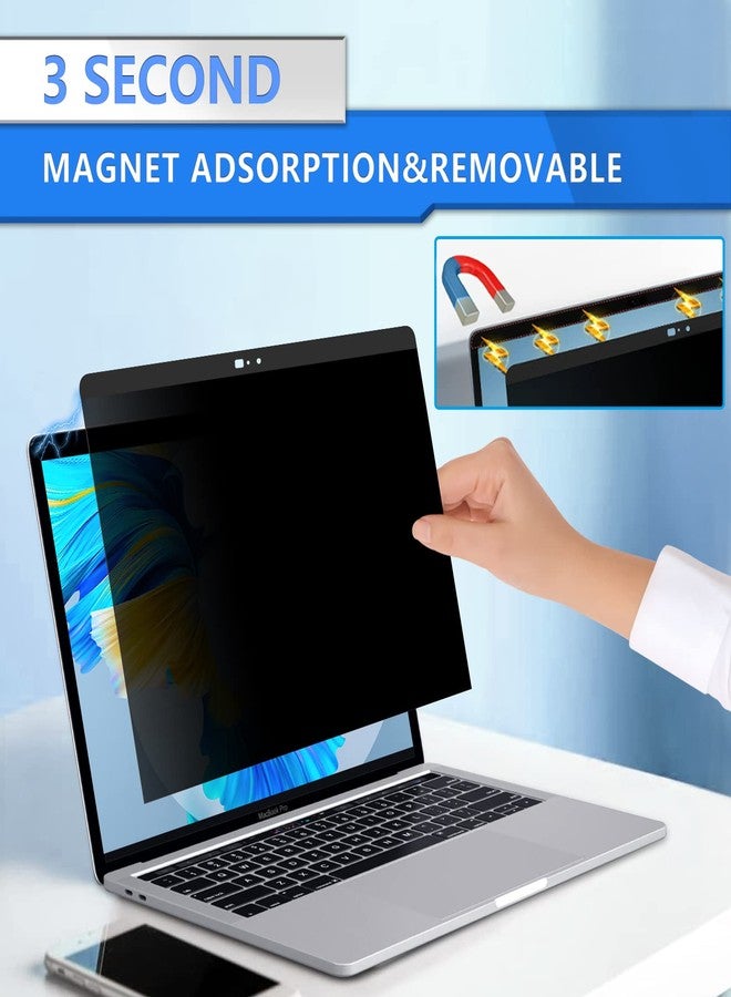 ZOEGAA Privacy Screen MacBook Air 13 Inch (2010-2017), Magnetic Removable Screen Filters Anti-Peeping, Anti Blue Light and Anti Glare Privacy Screen for Macbook Air 13 inch Model (A1369, A1466) - Image 4