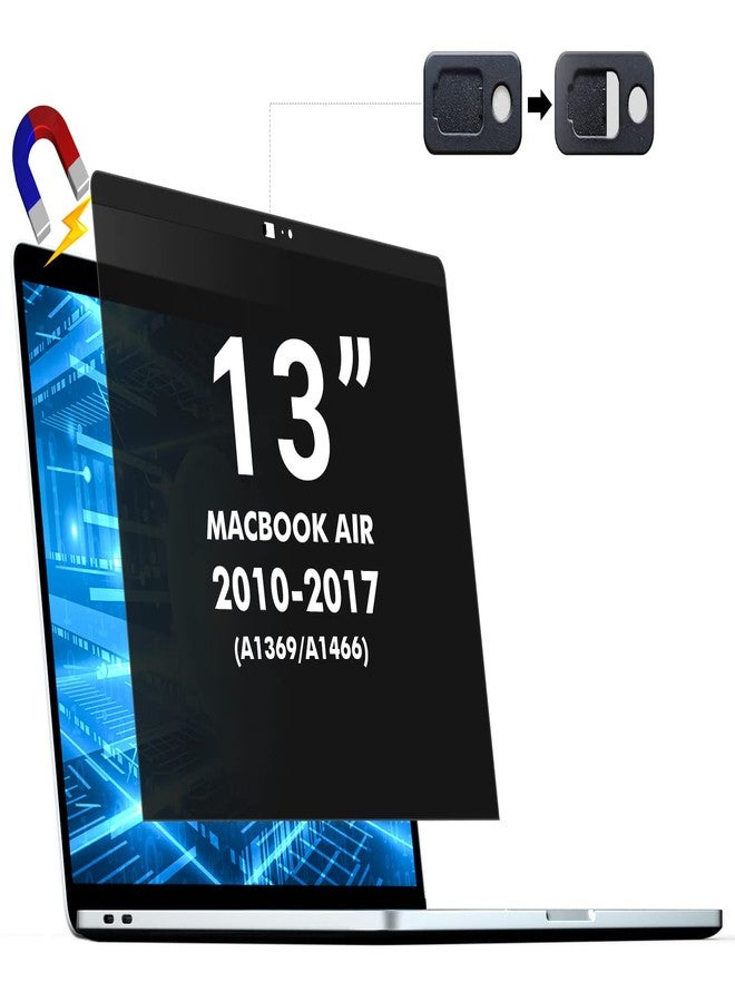 ZOEGAA Privacy Screen MacBook Air 13 Inch (2010-2017), Magnetic Removable Screen Filters Anti-Peeping, Anti Blue Light and Anti Glare Privacy Screen for Macbook Air 13 inch Model (A1369, A1466) - Image 1