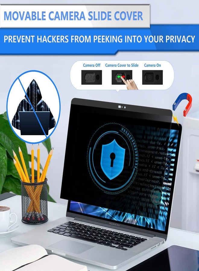ZOEGAA Privacy Screen MacBook Air 13 Inch (2010-2017), Magnetic Removable Screen Filters Anti-Peeping, Anti Blue Light and Anti Glare Privacy Screen for Macbook Air 13 inch Model (A1369, A1466) - Image 3