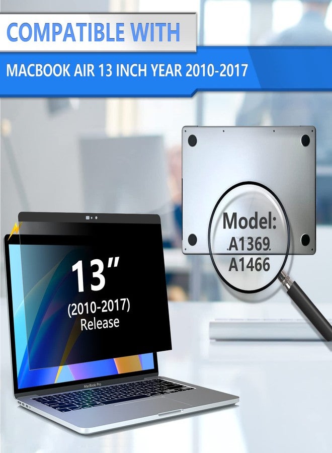 ZOEGAA Privacy Screen MacBook Air 13 Inch (2010-2017), Magnetic Removable Screen Filters Anti-Peeping, Anti Blue Light and Anti Glare Privacy Screen for Macbook Air 13 inch Model (A1369, A1466) - Image 2