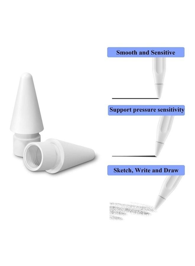 5-Piece Replacement Tips Set For Apple Pencil 1st And 2nd Generation  - Image 3