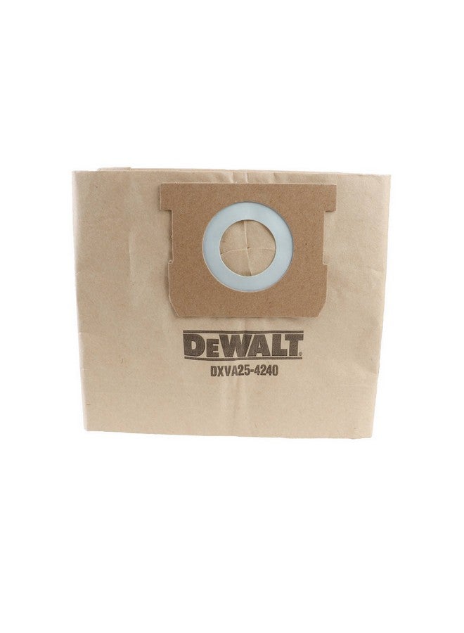 DEWALT 3-Piece Standard Dust Bag for Wet Dry Toolbox Vacuum Brown 21.2 x 3.4 x 24 cm DXVA25-4240 - Image 2