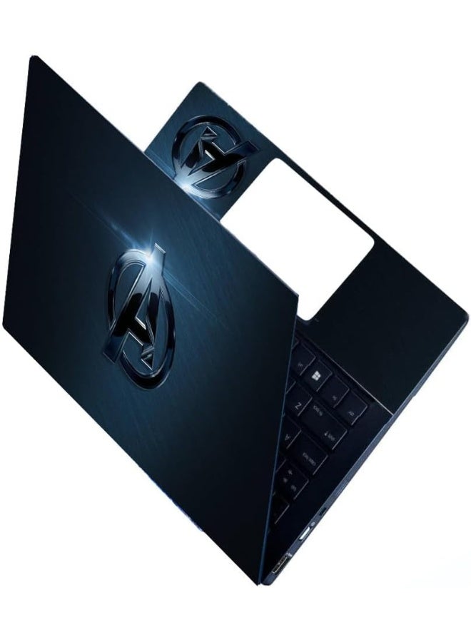 Home Trove ANCIARY Full Laptop Skin Bubble-Free HD Quality Sticker for Laptops Upto 15.6" Compatible with Apple/Dell/HP/Lenovo/Acer/Asus/Sony (Dustproof|Waterproof|Scratchproof|Reusable) - Avengers BL FL6  - Image 1