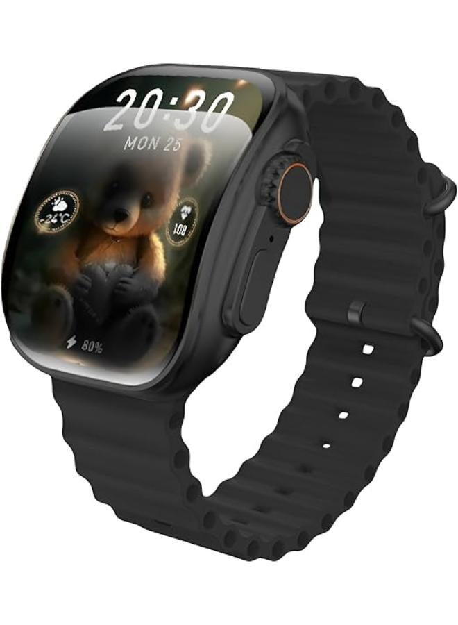 W&O X10 Ultra3 Smart Watch 49mm – Wireless Charging | Advanced Fitness | Black - Image 1