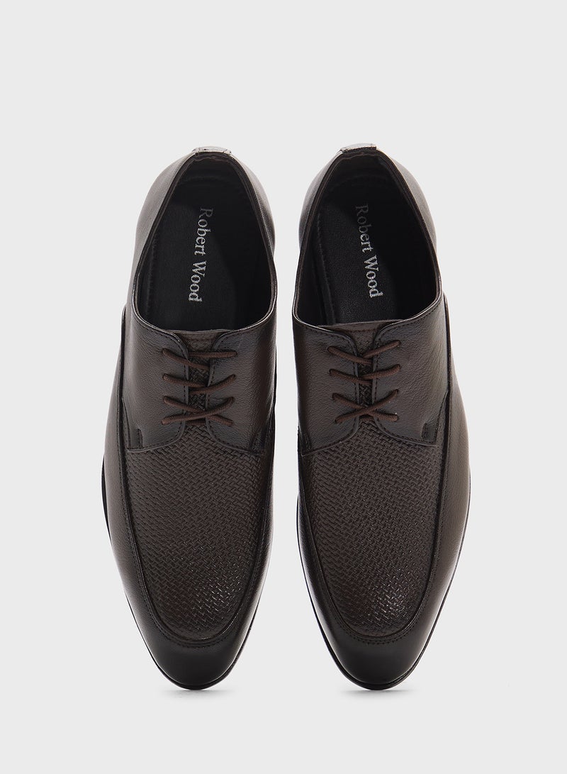 Robert Wood Genuine Leather Formal Lace Ups  - Image 4