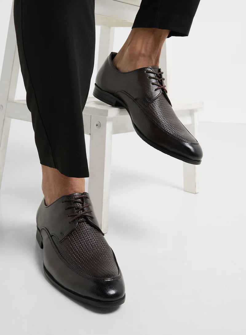 Robert Wood Genuine Leather Formal Lace Ups