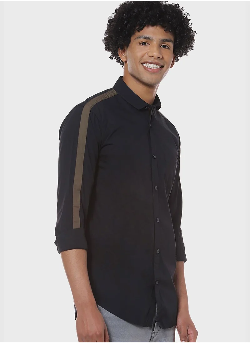 Campus Sutra Button Down Regular Shirt