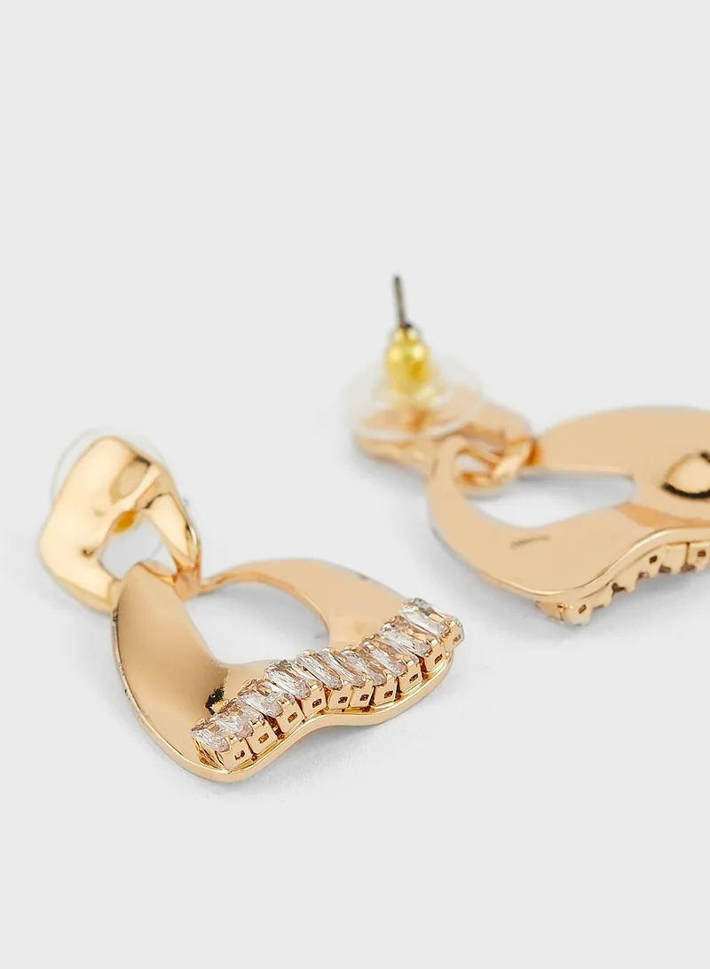 ELLA Stone Set Drop Earrings