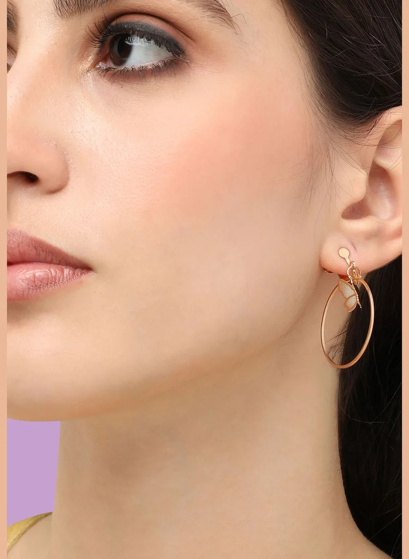 SOHI Gold Plated Designer Party Drop Earring For Women