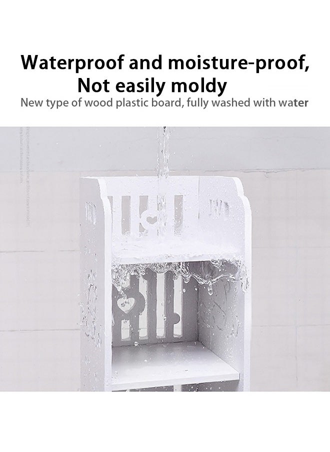 3 Shelf Towel Storage Rack Organizer Over The Toilet Bathroom Space Saver-White