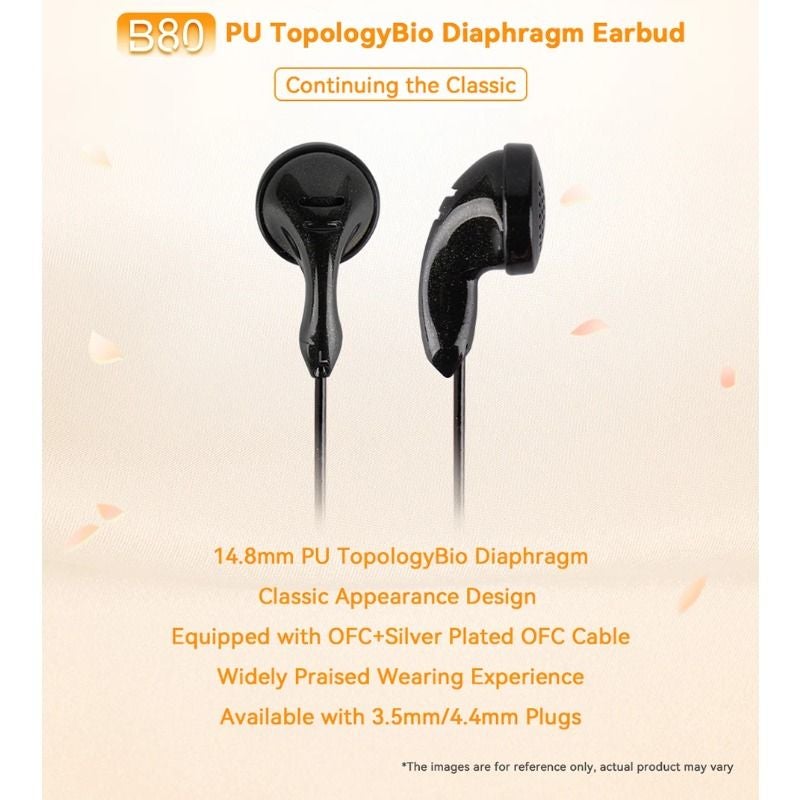 Nicehck B80 Hi-Fi Wired Earbuds, 14.8mm PU Diaphragm, HD Microphone, Music Earphones, 3.5mm, With Mic - Image 2
