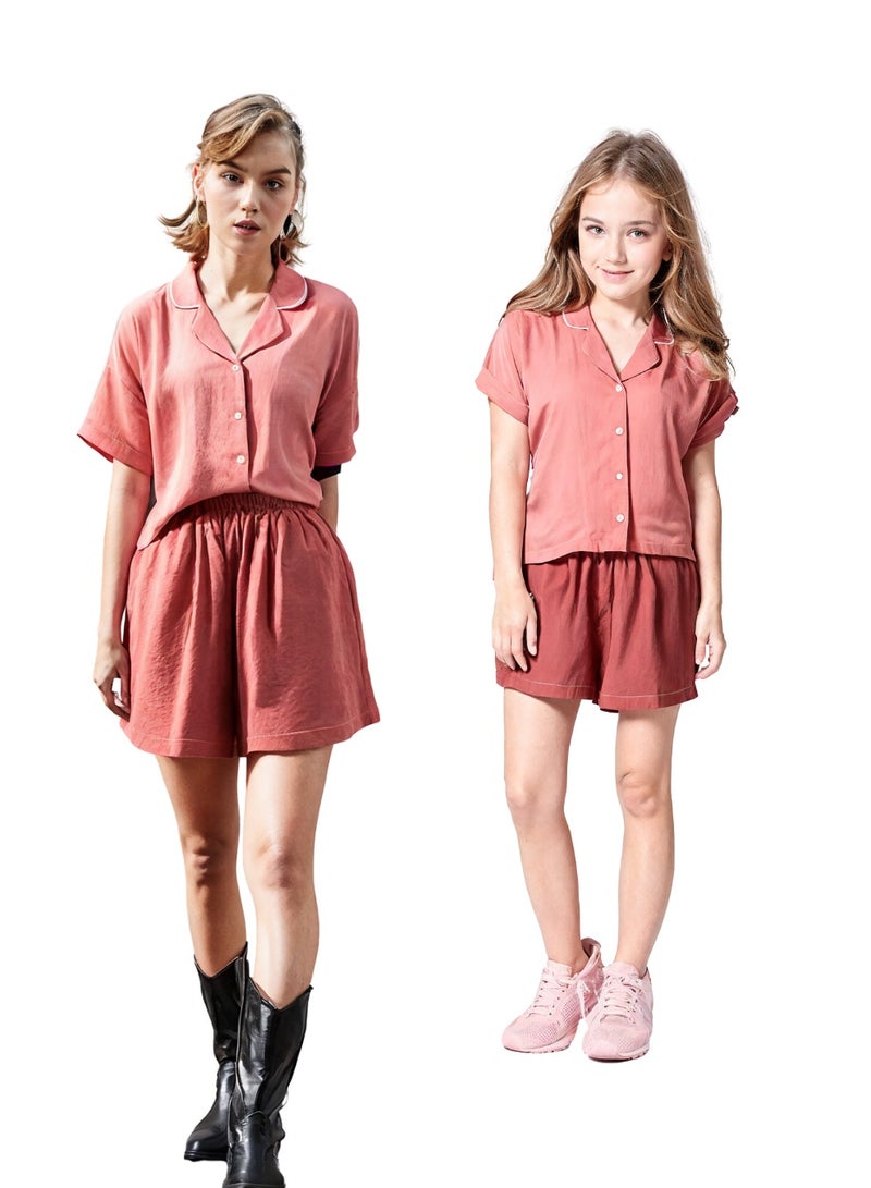 Lorylux Tulip Girls Pajama Set – Soft & Eco-Friendly Viscose Sleepwear - Image 1