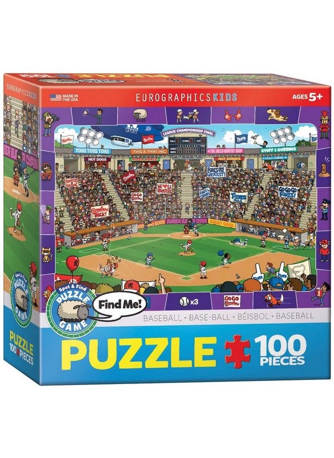 eurographics Baseball Spot And Find 100 Piece Puzzle  - Image 2