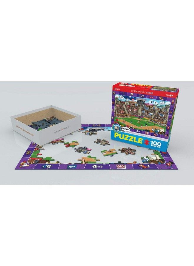 eurographics Baseball Spot And Find 100 Piece Puzzle  - Image 4