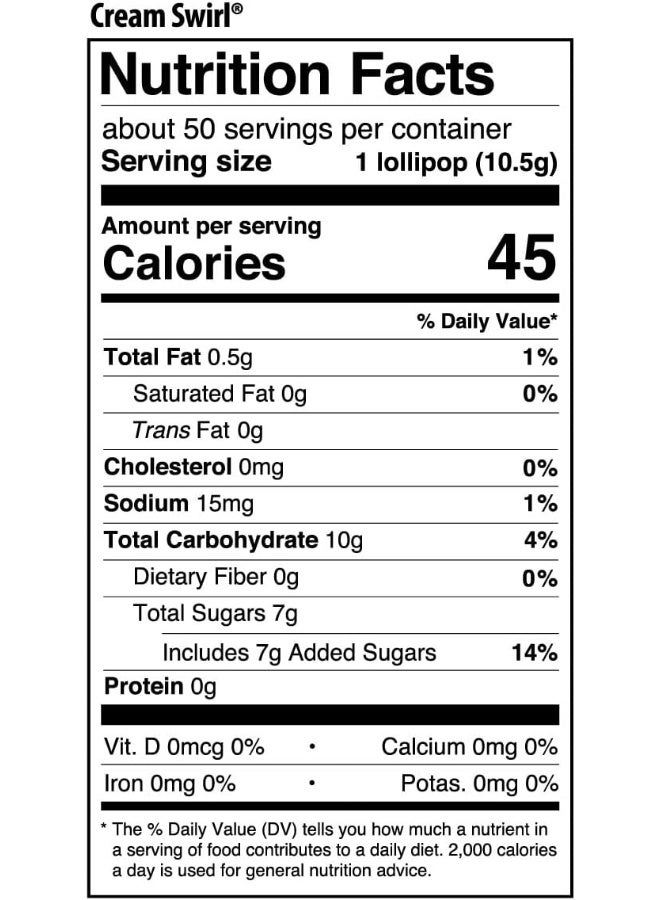 Original Gourmet Mini Cream Swirl Lollipops - 100 Count - Image 3