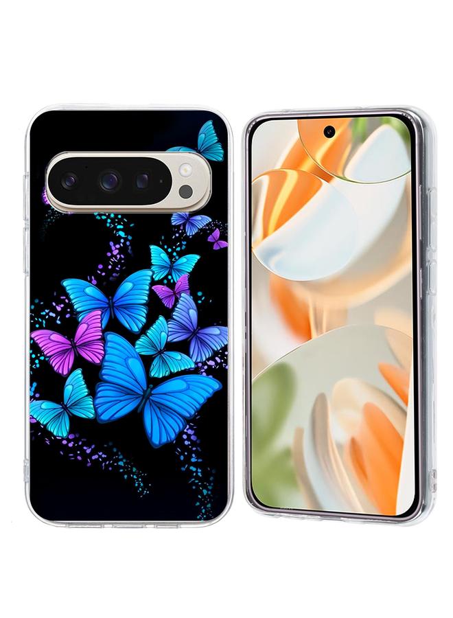 The Bros Phone Case For Google Pixel 9 Colorful Painting Pattern TPU Phone Phone Case - Image 1