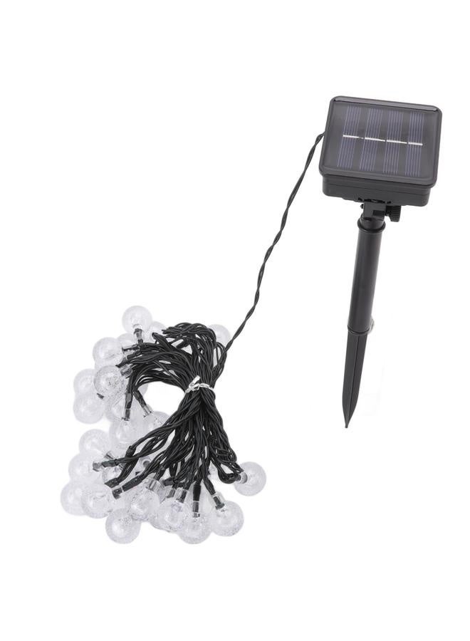 NIBEMINENT Outdoor Solar String Lights Decorative 8 Modes Waterproof 21.3ft 30 Bulbs LED Solar String Lights for Garden Patio Yard Colorful Light  - Image 3
