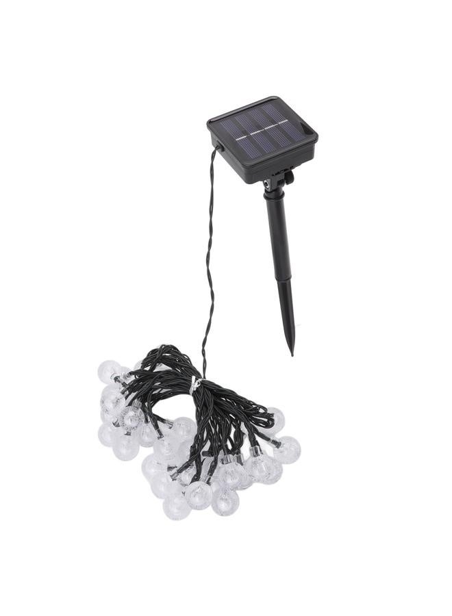 NIBEMINENT Outdoor Solar String Lights Decorative 8 Modes Waterproof 21.3ft 30 Bulbs LED Solar String Lights for Garden Patio Yard Colorful Light  - Image 2