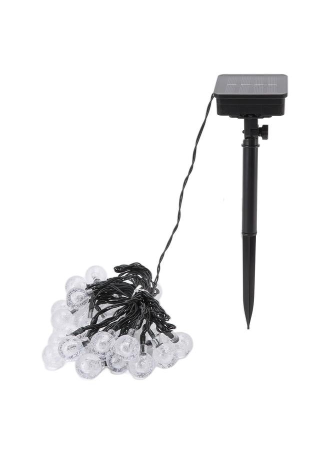 NIBEMINENT Outdoor Solar String Lights Decorative 8 Modes Waterproof 21.3ft 30 Bulbs LED Solar String Lights for Garden Patio Yard Colorful Light  - Image 4