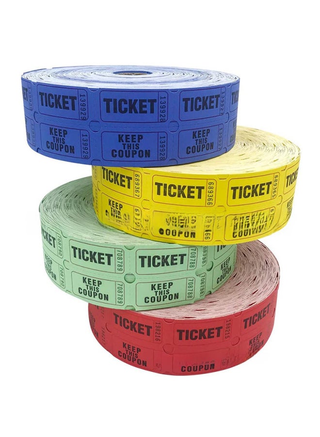 قسيمة سحب لتذكرة الألعاب، قسيمة رسم للأنشطة، مادة ورقية مزدوجة اللمعان، تذكرة تطوير الاهتمام الترفيهي، اللون: أصفر - Image 2