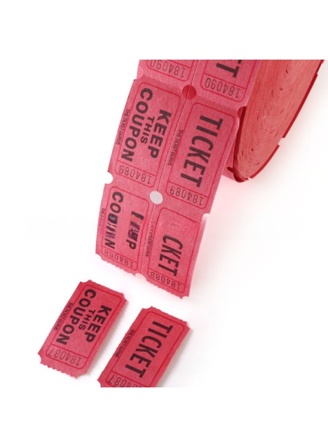 قسيمة سحب لتذكرة الألعاب، قسيمة رسم للأنشطة، مادة ورقية مزدوجة اللمعان، تذكرة تطوير الاهتمام الترفيهي، اللون: أصفر - Image 5