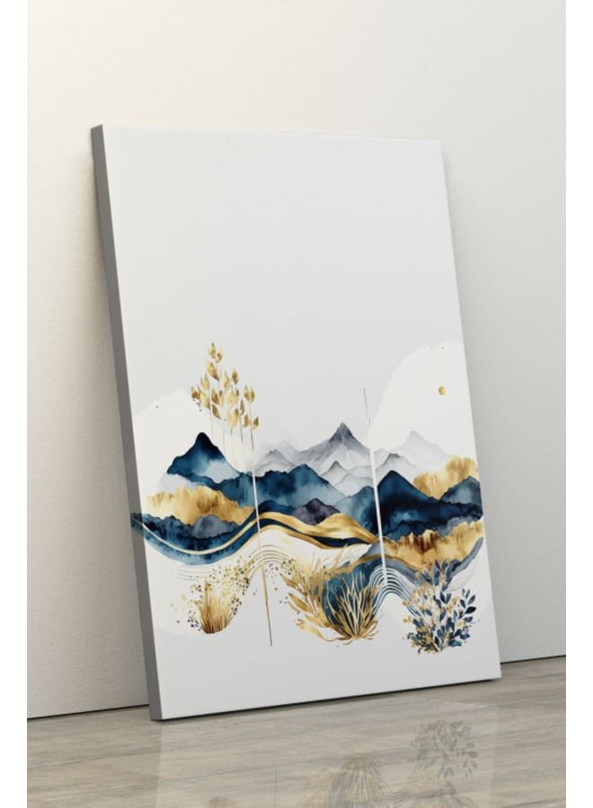 Home Gallery Blue Mountain Lake Printed Canvas wall art 120x80  - Image 5